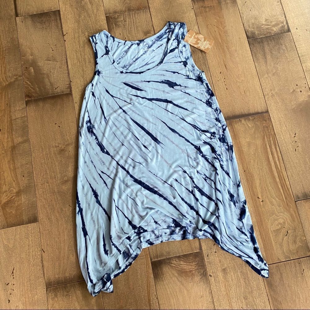 Soft surroundings Timely Patterned Tank Tie Dye XS